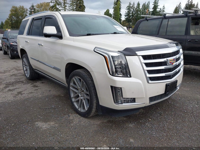 2015 Cadillac Escalade VIN 1GYS4NKJ2FR729325 IAAI salvage auction — LEFT FRONT, Bill Of Sale (Washington), sold $10,275 on 2026-10-07 (photo 1)