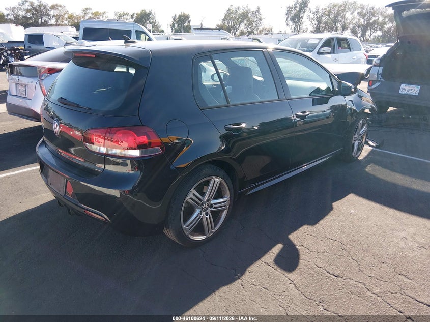 2012 Volkswagen Golf r VIN WVWPF7AJ2CW309595 IAAI salvage auction — FRONT END, Wait Title, sold $825 on 2026-09-30 (photo 4)