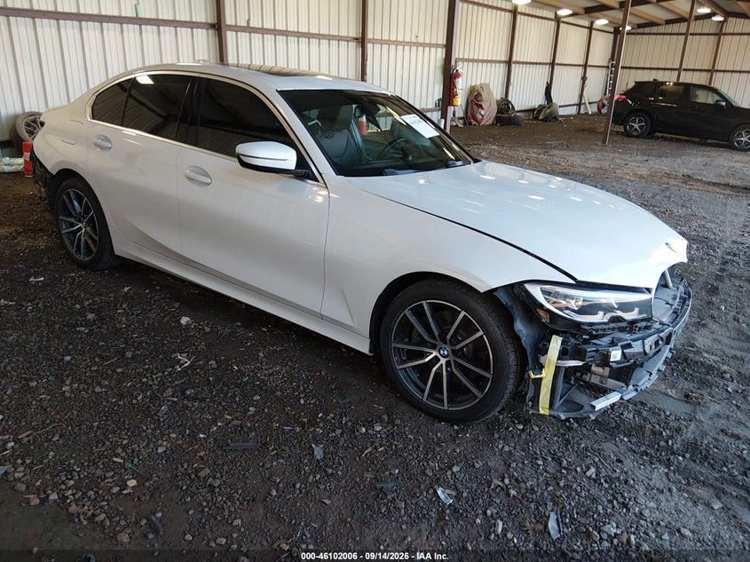 2020 BMW 3er VIN 3MW5R7J0XL8B05557 — IAAI salvage auction photo