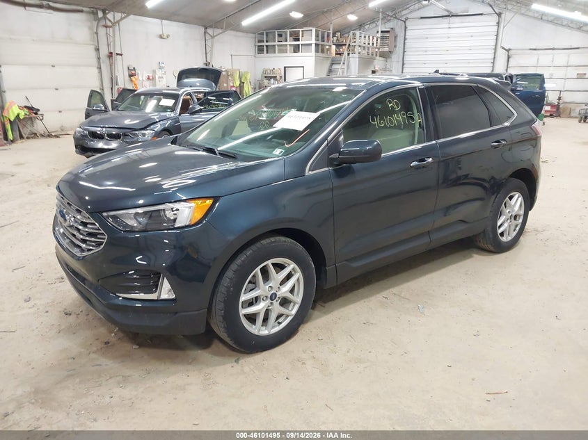 2022 Ford Edge VIN 2FMPK4J90NBA51108 IAAI salvage auction — HAIL, Salvage (Pennsylvania), sold $12,050 on 2026-10-01 (photo 2)