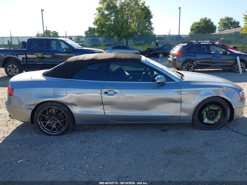 2011 Audi A5 VIN WAULFAFH5BN010945 IAAI salvage auction — RIGHT SIDE, Salvage (Pennsylvania), sold $0 on 2026-10-12 (photo 6)