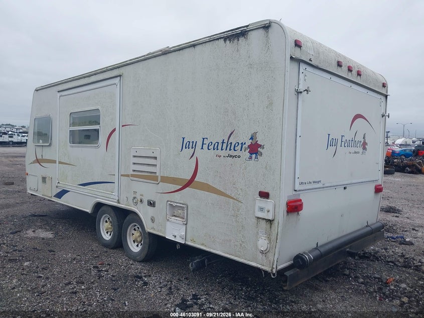 2005 Jayco Jayfeather VIN 1UJBJ02K951JB0496 IAAI salvage auction — SIDE, Clear (Indiana), sold $400 on 2026-10-28 (photo 3)