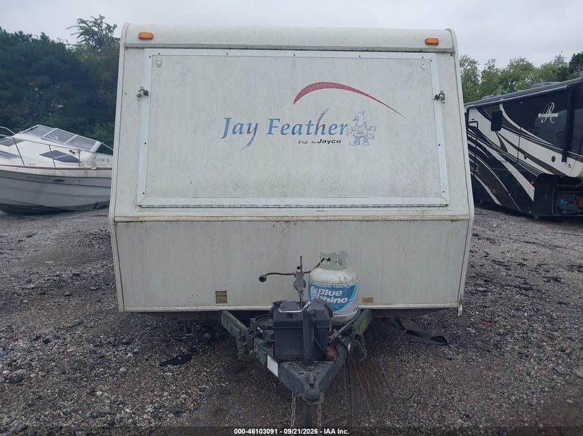 2005 Jayco Jayfeather VIN 1UJBJ02K951JB0496 IAAI salvage auction — SIDE, Clear (Indiana), sold $400 on 2026-10-28 (photo 7)