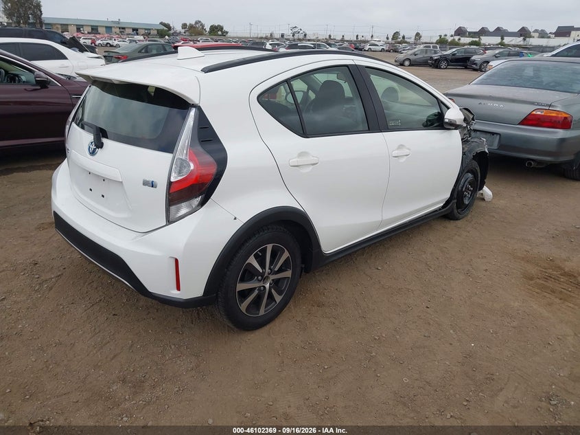 2018 Toyota Prius c VIN JTDKDTB35J1599608 IAAI salvage auction — FRONT END, Salvage (Arizona), sold $3,600 on 2026-10-05 (photo 4)