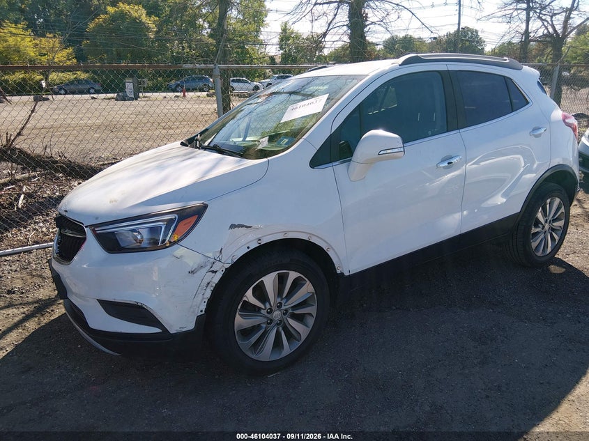 2017 Buick Encore VIN KL4CJASB9HB245484 IAAI salvage auction — NORMAL WEAR, Wait Title, sold $0 on 2026-09-27 (photo 2)