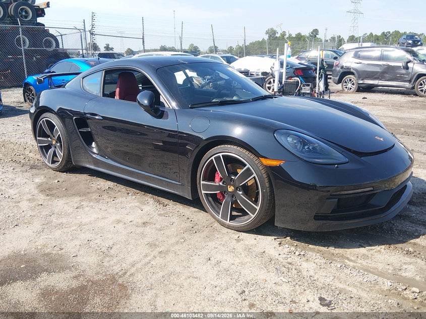 2025 Porsche 718 cayman VIN WP0AD2A81SK266336 — IAAI salvage auction photo