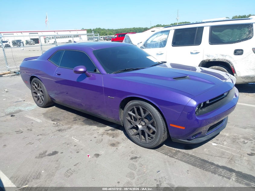 2016 Dodge Challenger VIN 2C3CDZBT7GH177734 IAAI salvage auction — UNDERCARRIAGE, Wait Title, sold $9,000 on 2026-10-22 (photo 1)