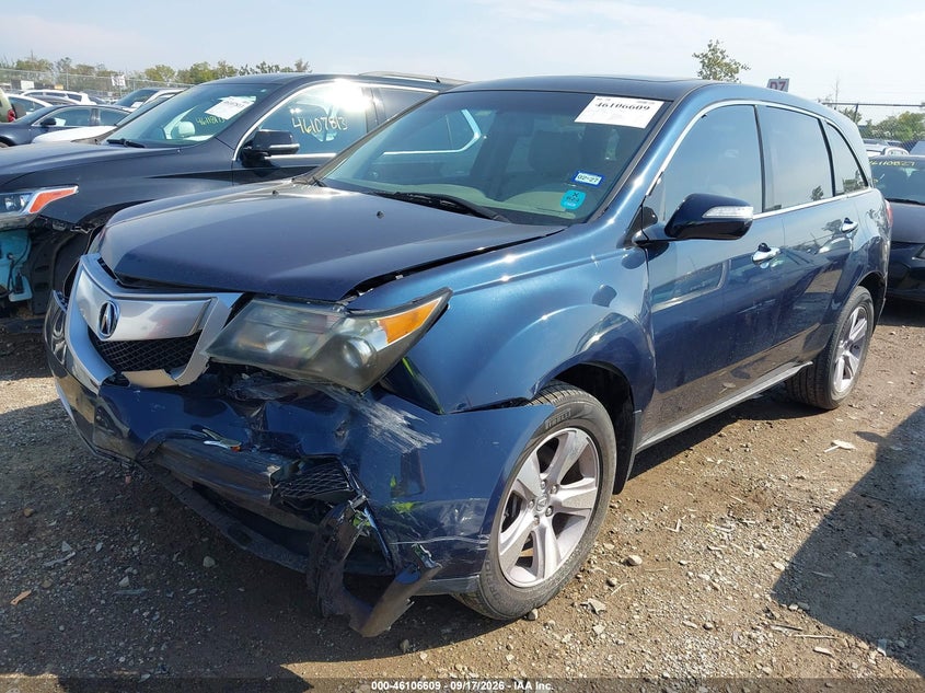 2013 Acura Mdx VIN 2HNYD2H2XDH505869 IAAI salvage auction — NORMAL WEAR, Original (Texas), sold $25 on 2026-09-28 (photo 2)