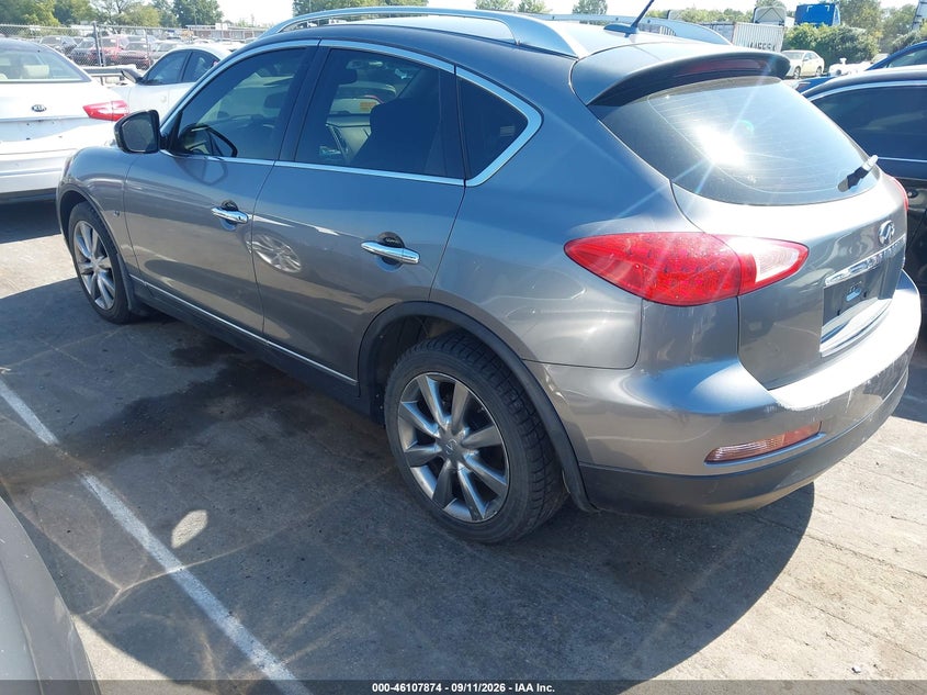 2015 Infiniti QX50 VIN JN1BJ0HR6FM771267 IAAI salvage auction — REAR END, Wait Title, sold $450 on 2026-09-21 (photo 3)