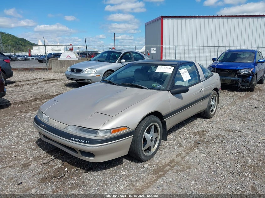 1990 Plymouth Laser VIN 4P3CS44R4LE056052 IAAI salvage auction — NORMAL WEAR, Clear (Pennsylvania), sold $1,400 on 2026-09-22 (photo 2)