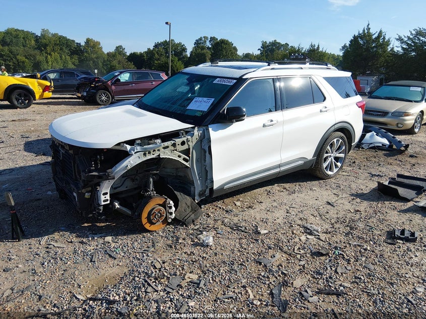 2021 Ford Explorer VIN 1FM5K8HC8MGC26180 IAAI salvage auction — FRONT END, Salvage (North Carolina), sold $13,500 on 2026-10-05 (photo 2)