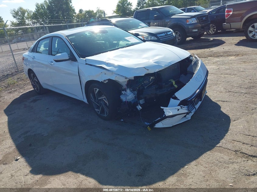 2025 Hyundai Elantra VIN KMHLS4DG7SU033199 — IAAI salvage auction photo
