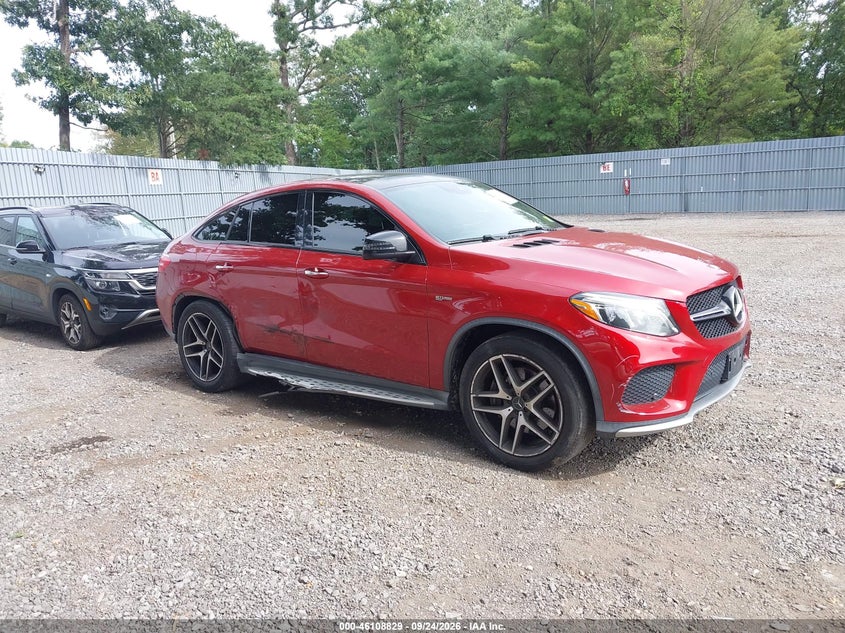 2017 Mercedes-benz Amg gle coupe VIN 4JGED6EB1HA055386 — IAAI salvage auction photo
