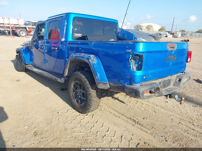 2025 Jeep Gladiator VIN 1C6PJTAG6SL540308 IAAI salvage auction — ROLLOVER, Wait Title, sold $9,000 on 2026-10-14 (photo 3)