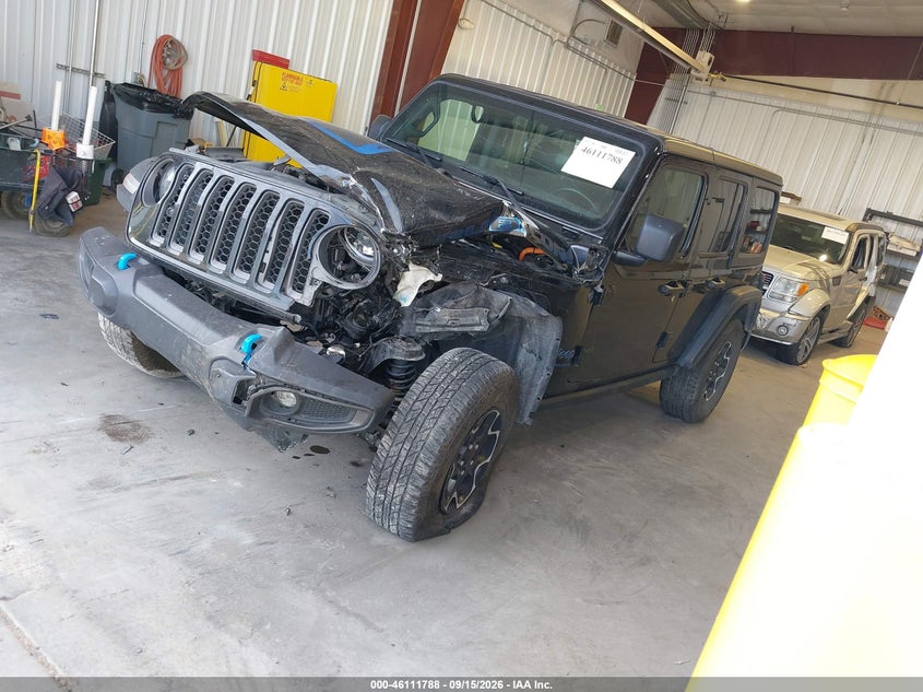 2023 Jeep Wrangler VIN 1C4JJXR65PW556054 IAAI salvage auction — Left Front, Salvage, sold $9,400 on 2026-10-19 (photo 2)