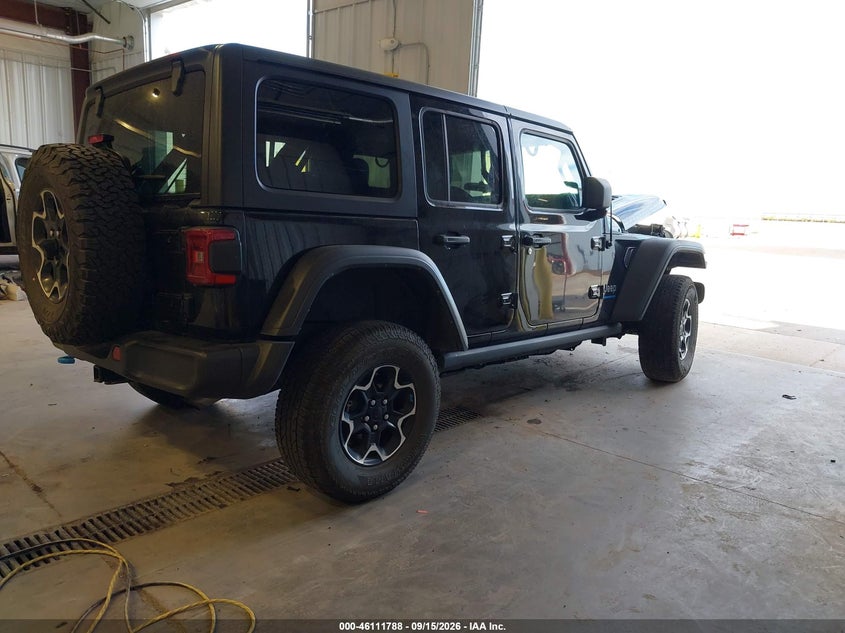 2023 Jeep Wrangler VIN 1C4JJXR65PW556054 IAAI salvage auction — Left Front, Salvage, sold $9,400 on 2026-10-19 (photo 4)