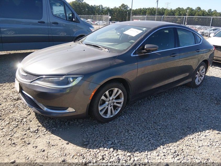 2015 Chrysler 200 VIN 1C3CCCAB6FN586001 IAAI salvage auction — Right Side, Salvage, sold $750 on 2026-10-16 (photo 2)