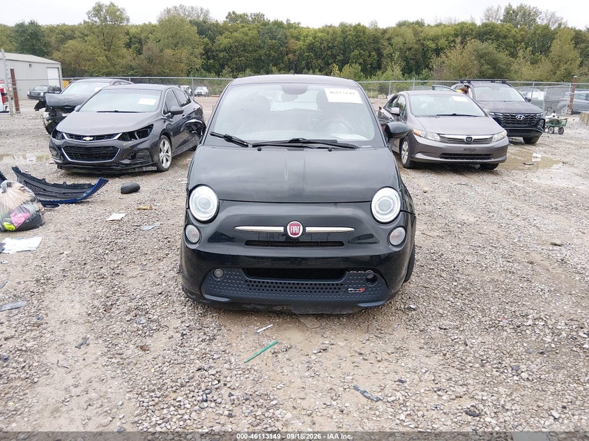 2015 Fiat 500 VIN 3C3CFFGE2FT642302 IAAI salvage auction — SIDE, Salvage Title, sold $1,000 on 2026-10-07 (photo 6)