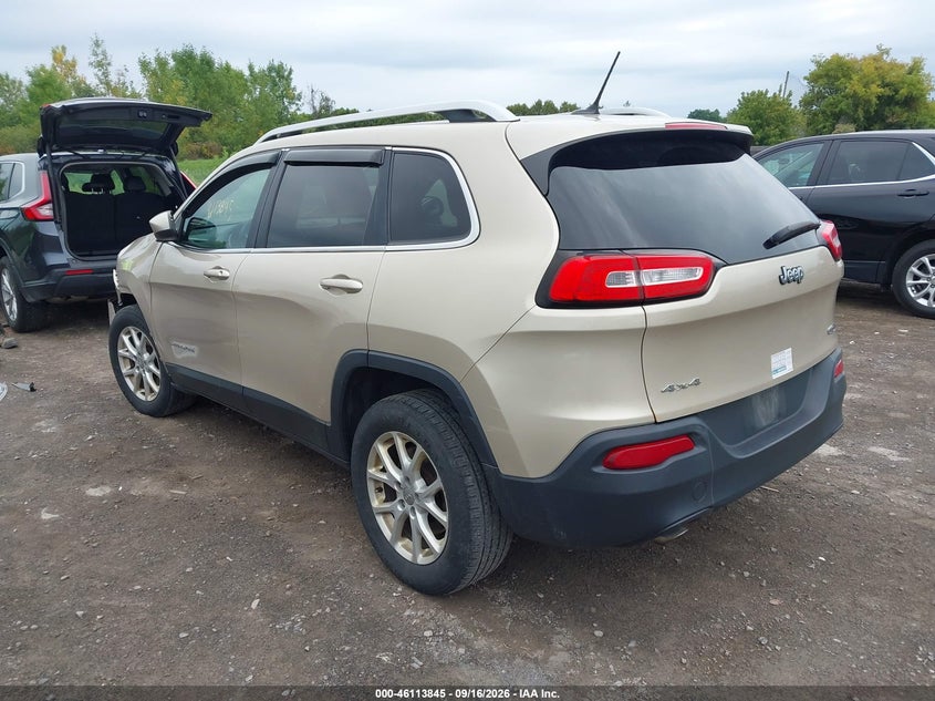 2014 Jeep Cherokee VIN 1C4PJMCB3EW244259 IAAI salvage auction — LEFT FRONT, Mv-907A (New York), sold $25 on 2026-10-07 (photo 3)