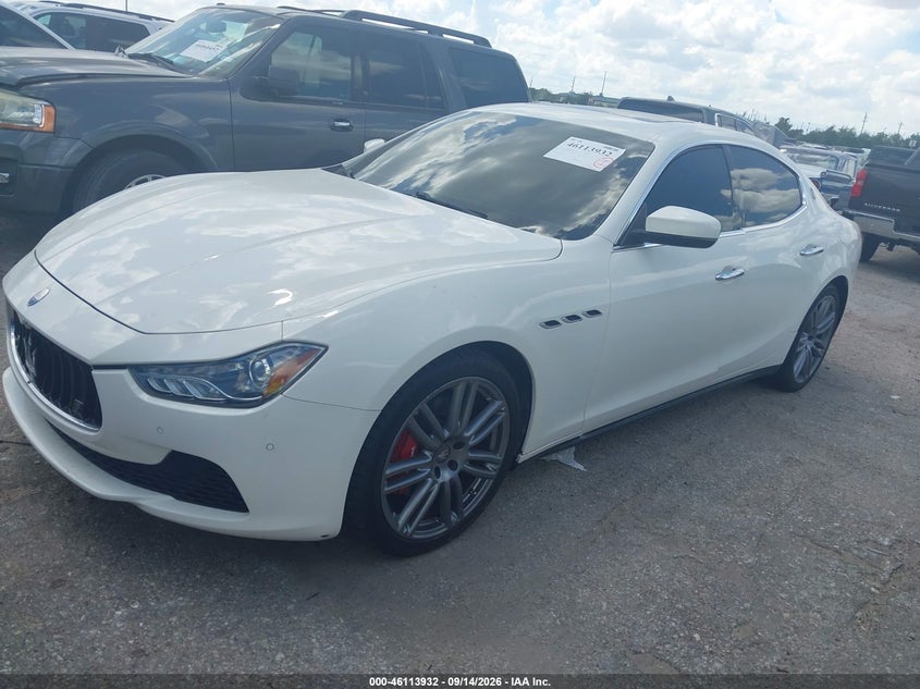 2017 Maserati Ghibli VIN ZAM57XSA7H1218745 IAAI salvage auction — NORMAL WEAR, Salvage (Texas), sold $0 on 2026-10-03 (photo 2)