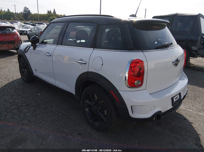 2012 Mini VIN WMWZC5C50CWL61245 IAAI salvage auction — NORMAL WEAR, Clear-Dealer Only (Oregon), sold $700 on 2026-09-22 (photo 3)