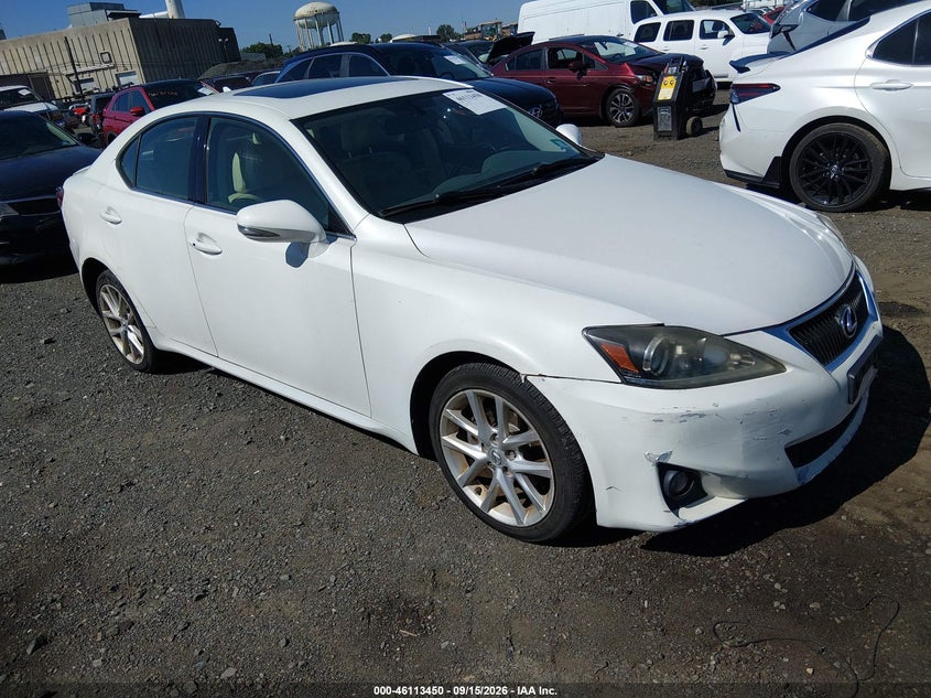 2012 Lexus IS VIN JTHCF5C24C5057247 IAAI salvage auction — Normal Wear & Tear, Clear, sold $2,125 on 2026-10-19 (photo 1)