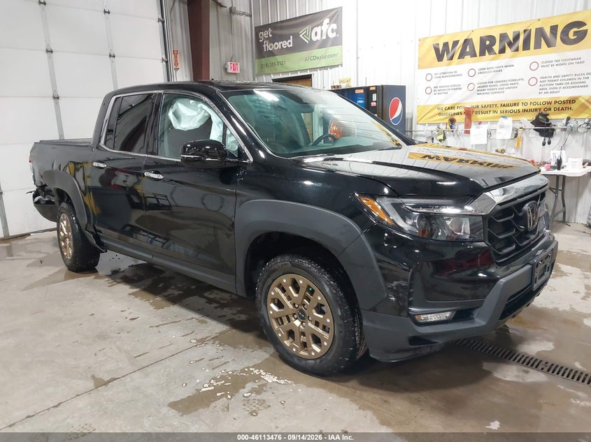 2021 Honda Ridgeline VIN 5FPYK3F76MB025227 IAAI salvage auction — REAR END, Salvage (North Dakota), sold $10,050 on 2026-10-08 (photo 1)
