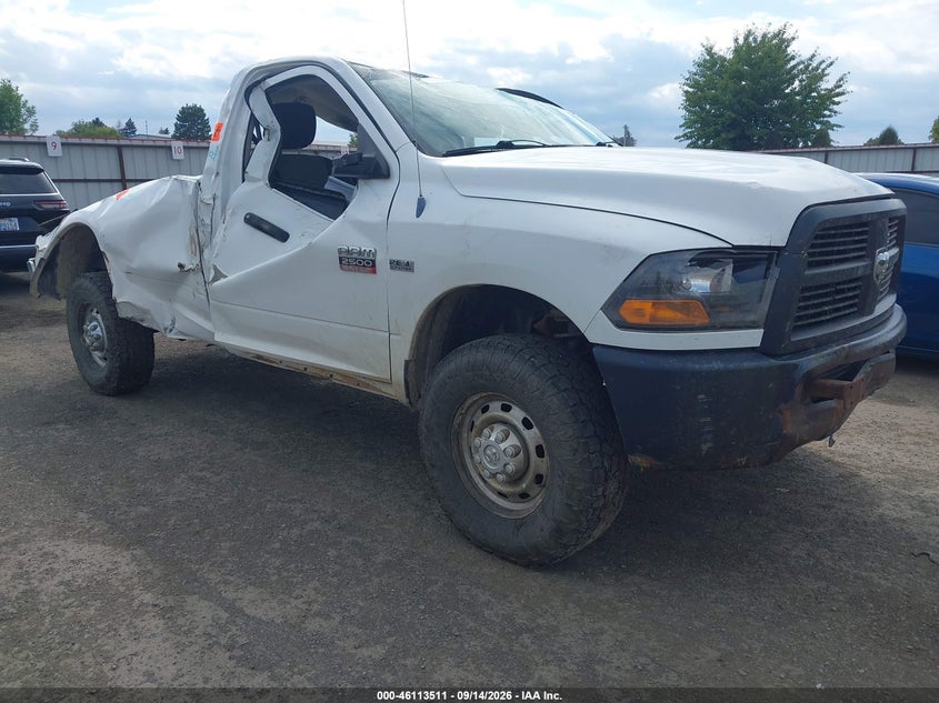 2012 Ram 2500 VIN 3C6LD5AT4CG230199 IAAI salvage auction — BIO HAZARD, Wait Title, sold $850 on 2026-10-20 (photo 1)