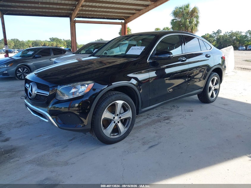 2017 Mercedes-benz Glc coupe VIN WDC0J4KB1HF155386 IAAI salvage auction — NORMAL WEAR, Clear (Florida), sold $11,125 on 2026-09-23 (photo 2)