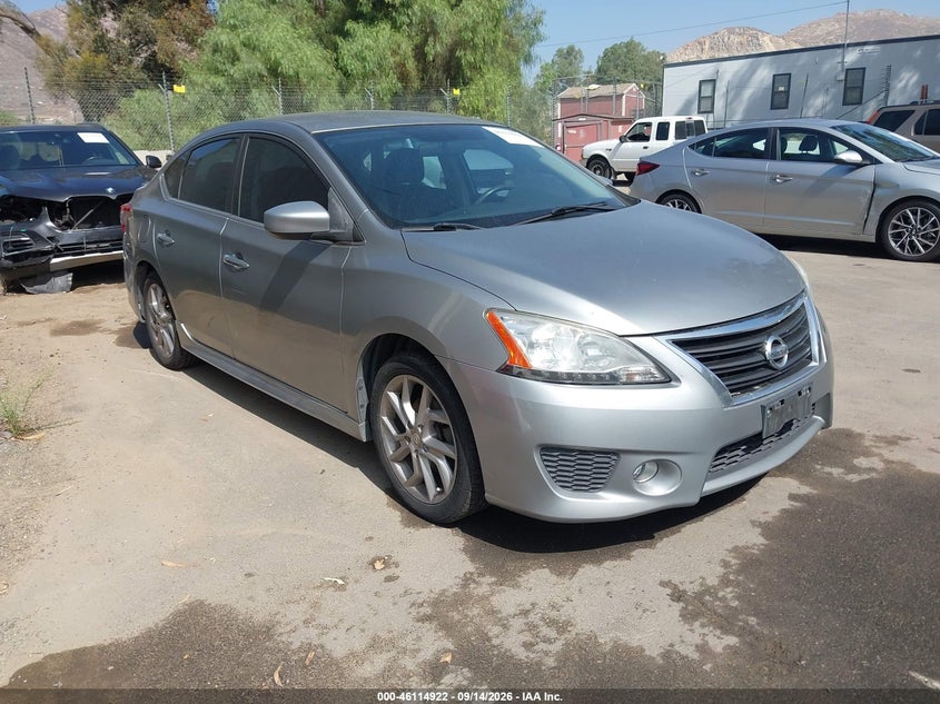 2013 Nissan Sentra VIN 3N1AB7AP6DL795859 IAAI salvage auction — NORMAL WEAR, Clear, sold $525 on 2026-10-02 (photo 1)