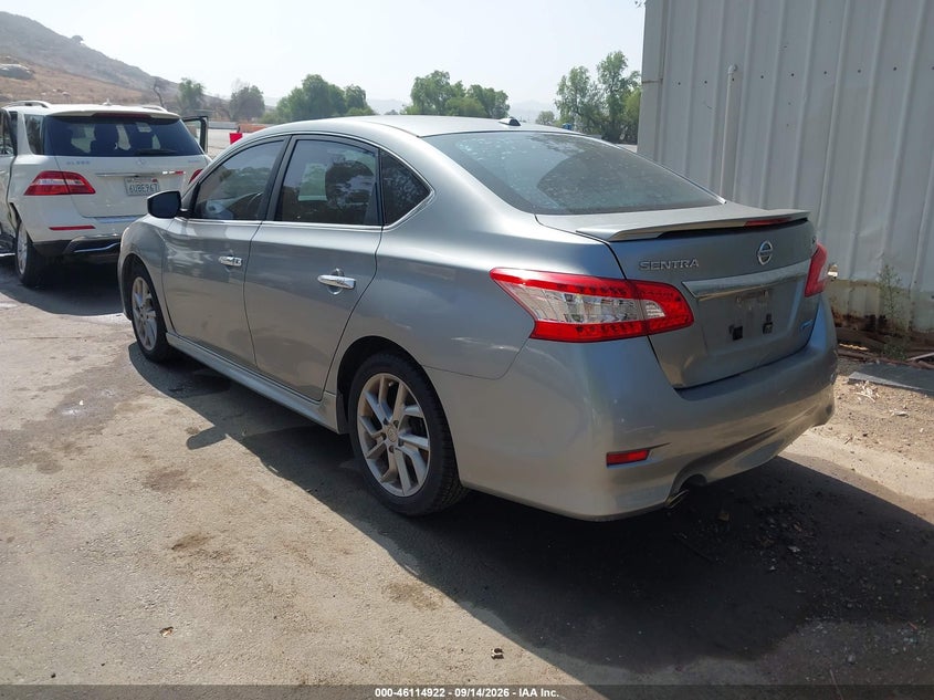 2013 Nissan Sentra VIN 3N1AB7AP6DL795859 IAAI salvage auction — NORMAL WEAR, Clear, sold $525 on 2026-10-02 (photo 3)