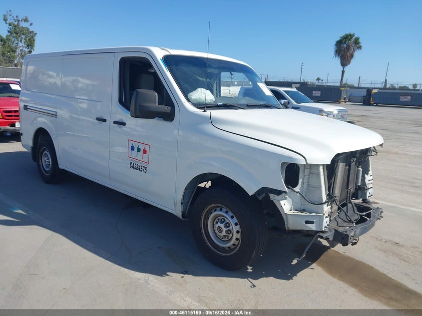 2015 Nissan VIN 1N6BF0KX3FN801306 IAAI salvage auction — FRONT END, Salvage (California), sold $1,300 on 2026-10-04 (photo 1)