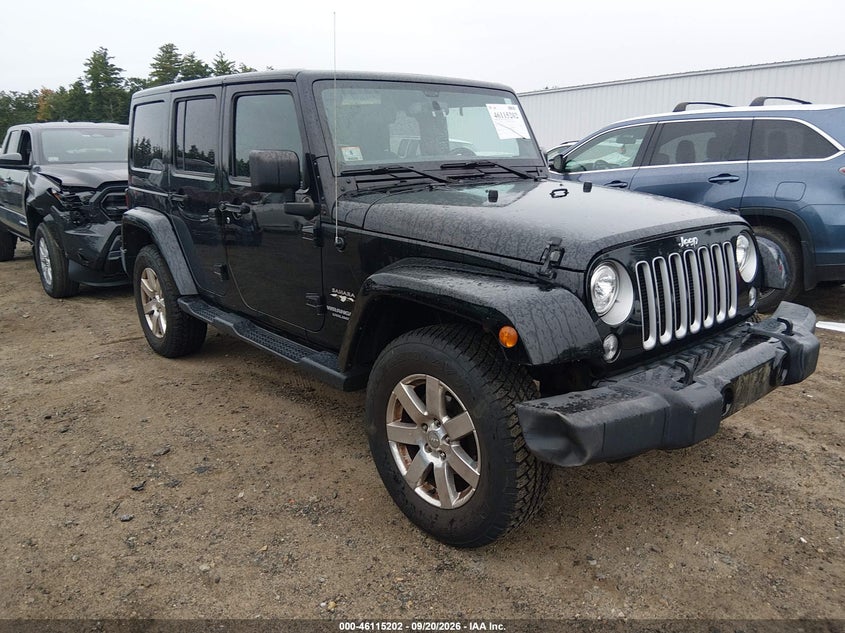 2017 Jeep Wrangler / VIN 1C4BJWEGXHL733536 — IAAI salvage auction photo
