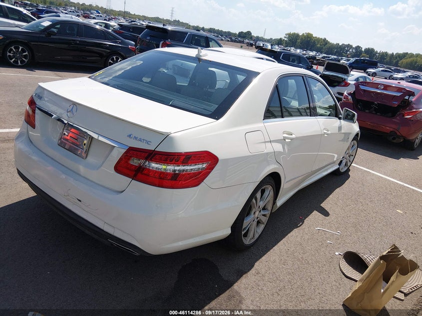 2012 Mercedes-benz E-klasse VIN WDDHF8JB8CA602651 IAAI salvage auction — FRONT END, Wait Title, sold $1,050 on 2026-10-07 (photo 4)