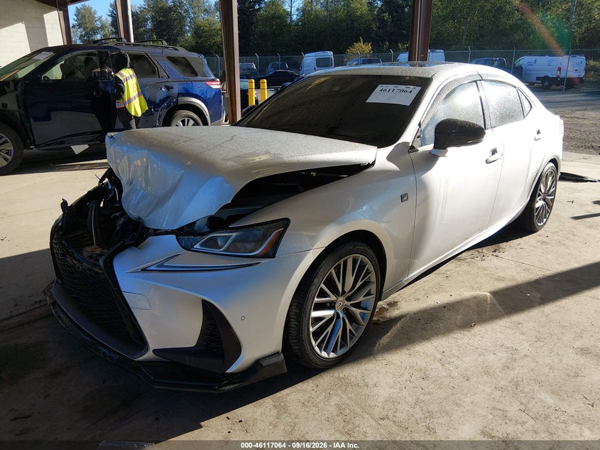 2019 Lexus IS 350 VIN JTHCZ1D28K5016505 IAAI salvage auction — FRONT END, Salvage Title, sold $4,950 on 2026-10-08 (photo 2)