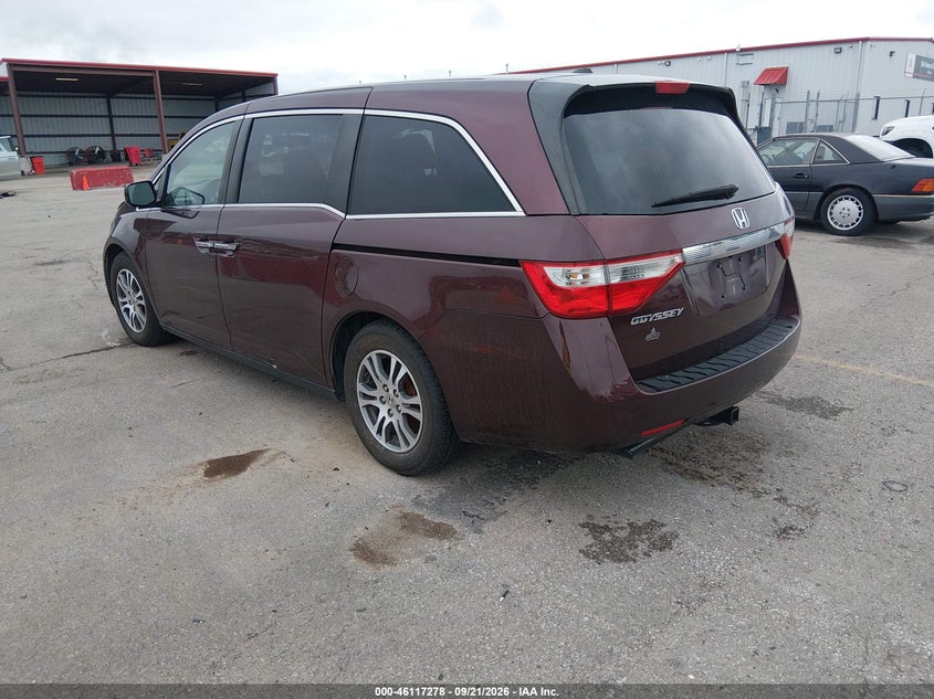2012 Honda Odyssey VIN 5FNRL5H60CB028097 IAAI salvage auction — NORMAL WEAR, Clear (Missouri), sold $25 on 2026-10-13 (photo 3)