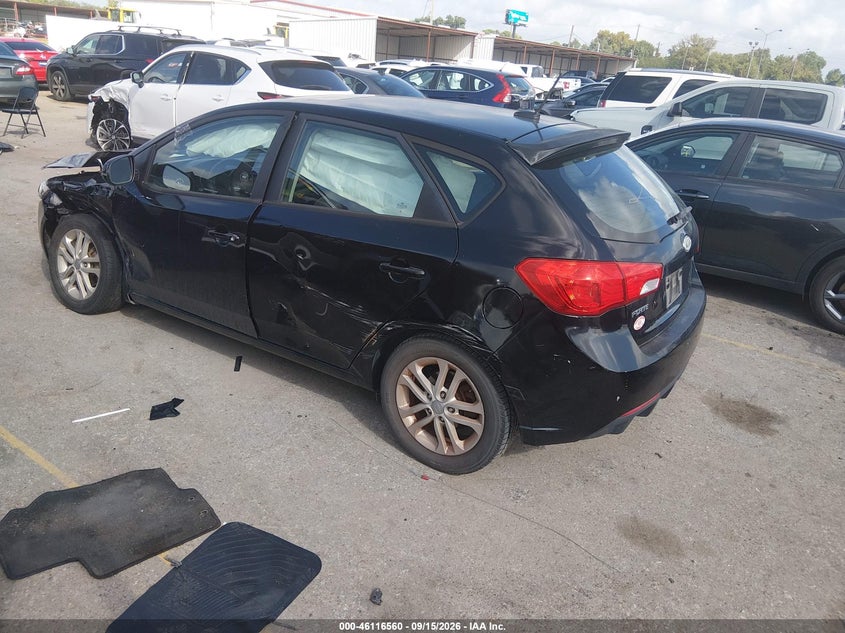 2012 Kia Forte VIN KNAFU5A20C5643240 IAAI salvage auction — Unknown, Salvage (Texas), sold $400 on 2026-10-14 (photo 3)