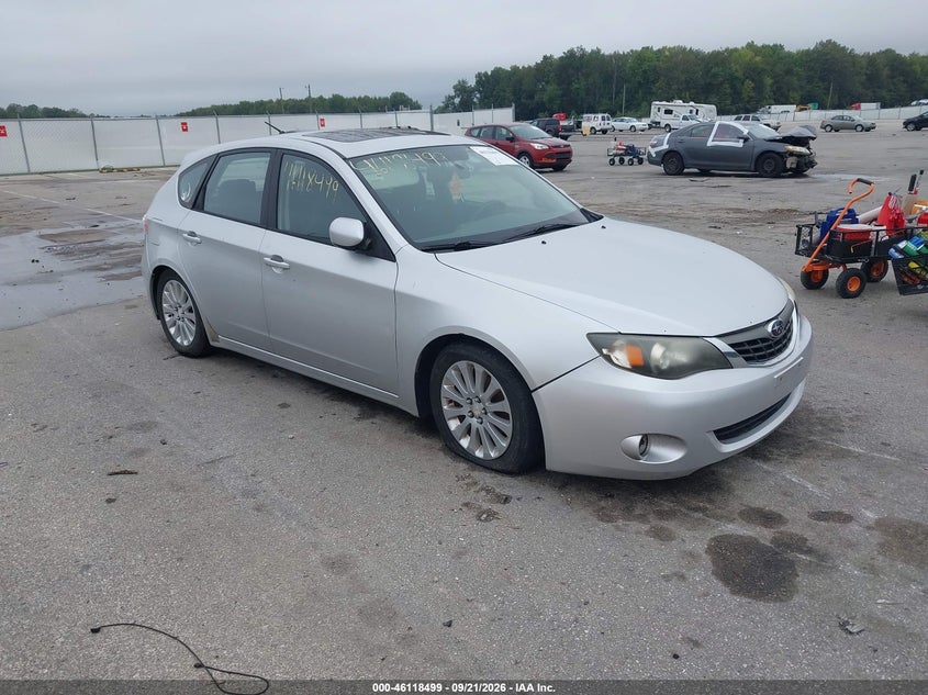 2009 Subaru Impreza VIN JF1GH60649H821458 IAAI salvage auction — NORMAL WEAR, Clear (Indiana), sold $25 on 2026-10-03 (photo 1)