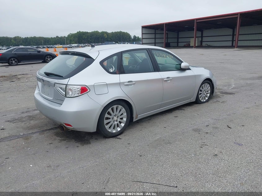 2009 Subaru Impreza VIN JF1GH60649H821458 IAAI salvage auction — NORMAL WEAR, Clear (Indiana), sold $25 on 2026-10-03 (photo 4)