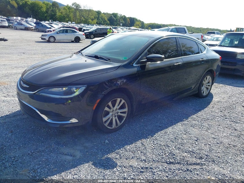 2015 Chrysler 200 VIN 1C3CCCAG5FN758806 IAAI salvage auction — NORMAL WEAR, Salvage Title, sold $600 on 2026-10-02 (photo 2)