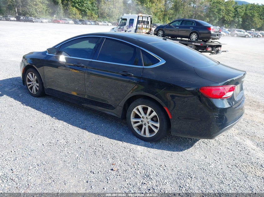 2015 Chrysler 200 VIN 1C3CCCAG5FN758806 IAAI salvage auction — NORMAL WEAR, Salvage Title, sold $600 on 2026-10-02 (photo 3)