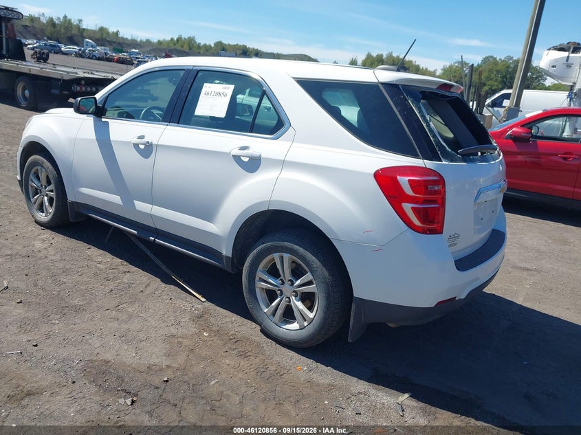 2016 Chevrolet Equinox VIN 2GNFLEEK2G6222475 IAAI salvage auction — REAR END, Salvage (Pennsylvania), sold $400 on 2026-10-20 (photo 3)