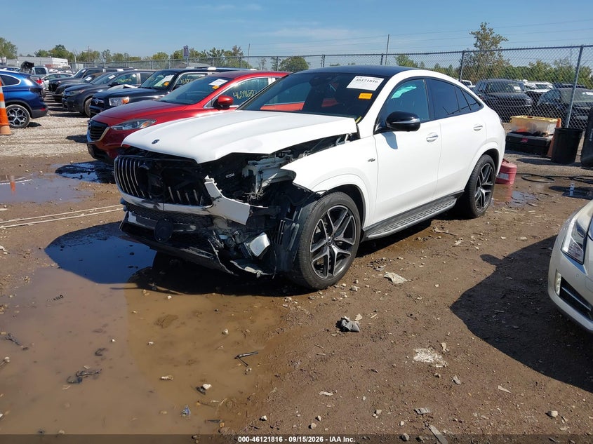 2021 Mercedes-benz Amg gle coupe VIN 4JGFD6BB0MA206544 IAAI salvage auction — FRONT END, Wait Title, sold $23,850 on 2026-10-01 (photo 2)