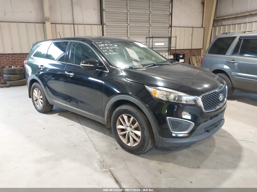 2016 Kia Sorento VIN 5XYPG4A38GG046092 IAAI salvage auction — THEFT, Salvage (North Carolina), sold $1,300 on 2026-09-28 (photo 1)