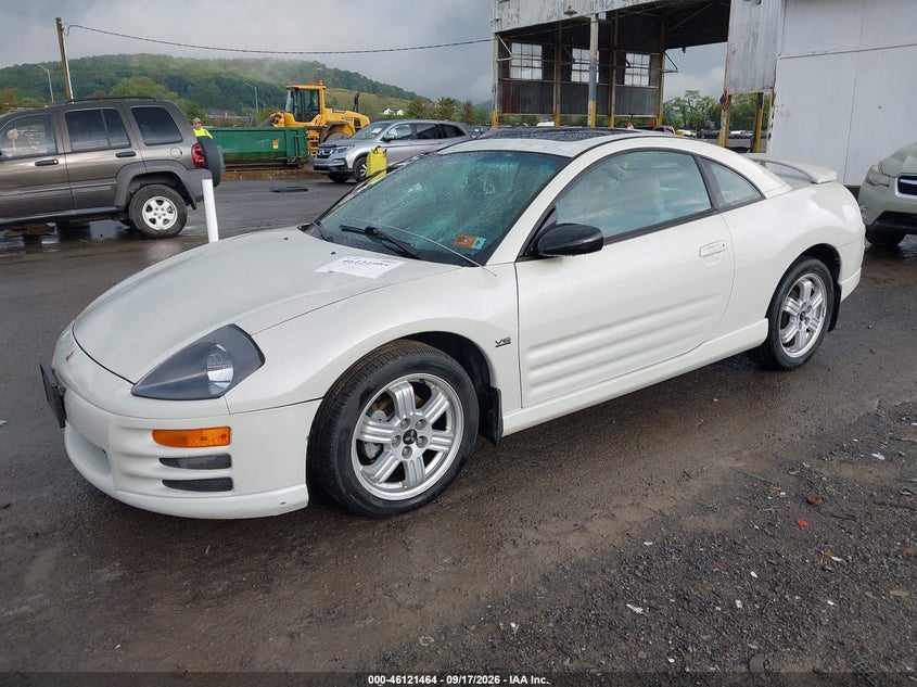 2001 Mitsubishi ECLIPSE VIN 4A3AC84H11E071557 IAAI salvage auction — ROOF, Salvage (Pennsylvania), sold $375 on 2026-10-02 (photo 2)