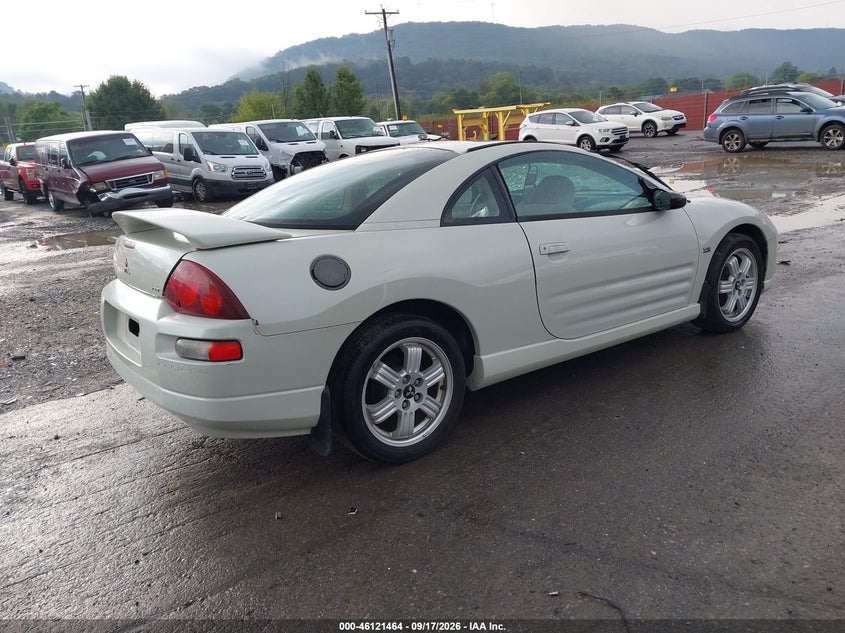 2001 Mitsubishi ECLIPSE VIN 4A3AC84H11E071557 IAAI salvage auction — ROOF, Salvage (Pennsylvania), sold $375 on 2026-10-02 (photo 4)