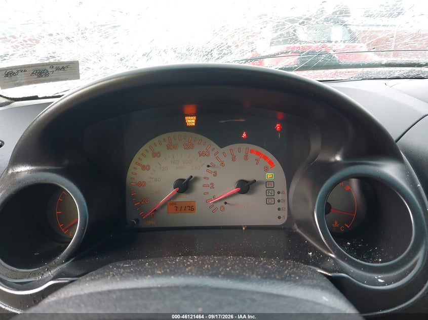 2001 Mitsubishi ECLIPSE VIN 4A3AC84H11E071557 IAAI salvage auction — ROOF, Salvage (Pennsylvania), sold $375 on 2026-10-02 (photo 7)