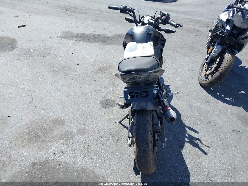 2018 Kawasaki VIN JKABRRJ13JDA13844 IAAI salvage auction — THEFT, Wait Title, sold $525 on 2026-10-02 (photo 6)