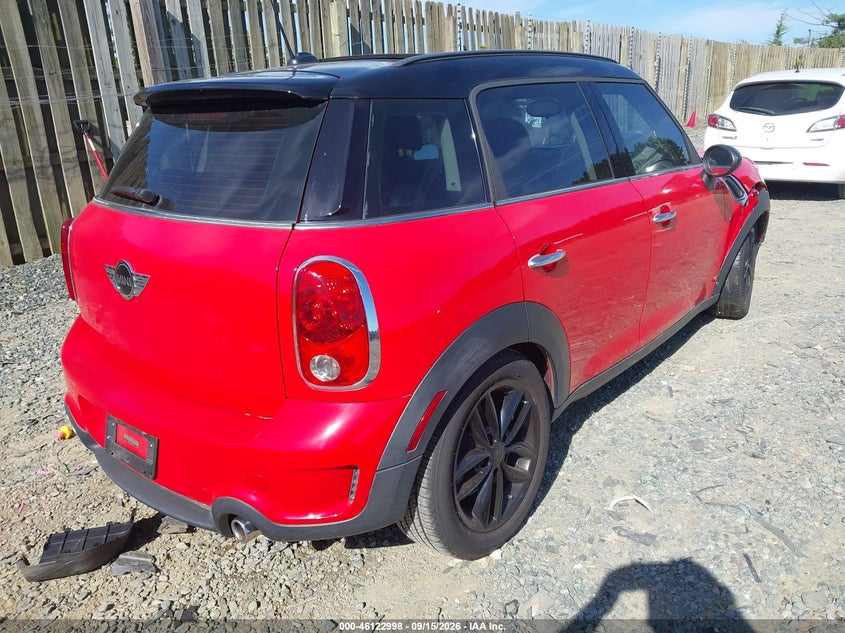 2012 Mini Cooper VIN WMWZC3C5XCWL82611 IAAI salvage auction — NORMAL WEAR, Clear (Virginia), sold $300 on 2026-10-05 (photo 4)