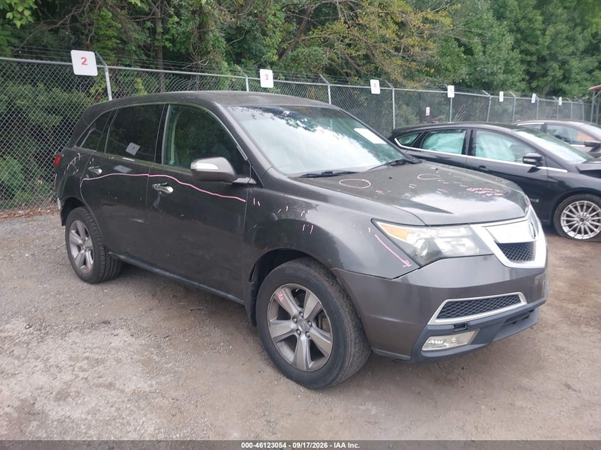2011 Acura Mdx VIN 2HNYD2H26BH525033 IAAI salvage auction — REAR END, Salvage - Greater Than 75% (Maryland), sold $825 on 2026-10-13 (photo 1)